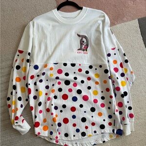 Disneyland White Polka Dot Spirit Jersey